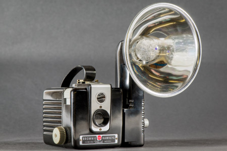 Brownie Hawkeye Flash Camera With Flash